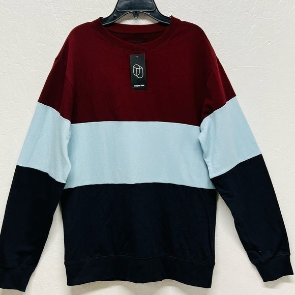 ADULT Colorblock Regular Fit Crewneck Sweatshirt - Original Use - Picture 2 of 6